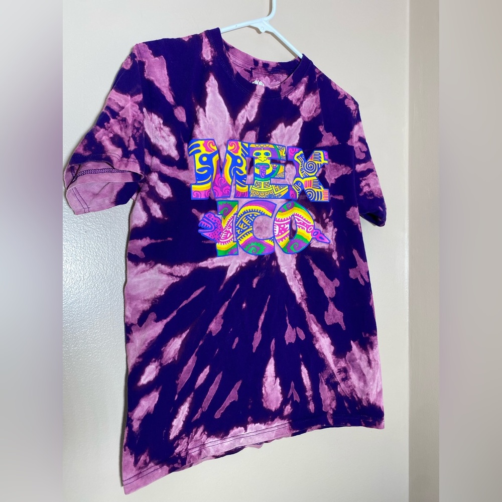 Mexico Tie-Dyed Graphic T-Shirt—Medium